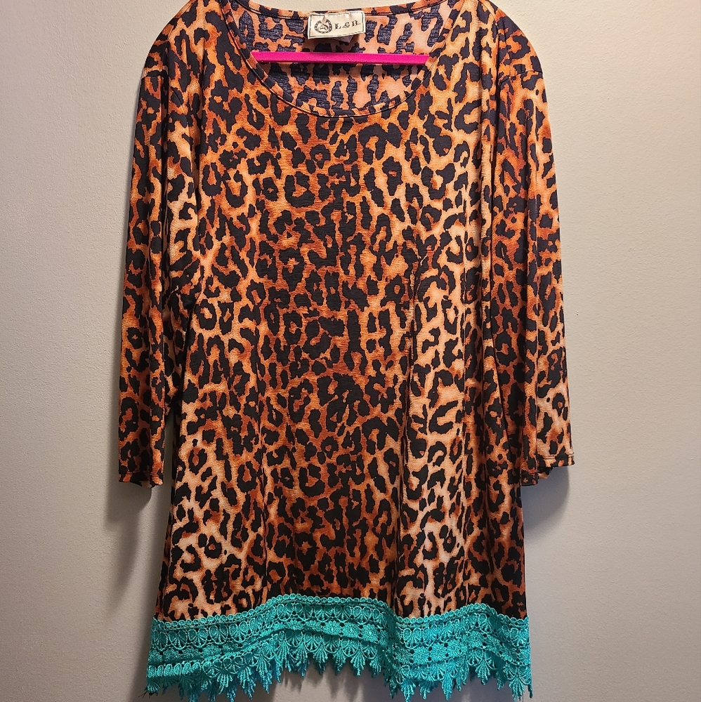 Cheetah Print Tunic